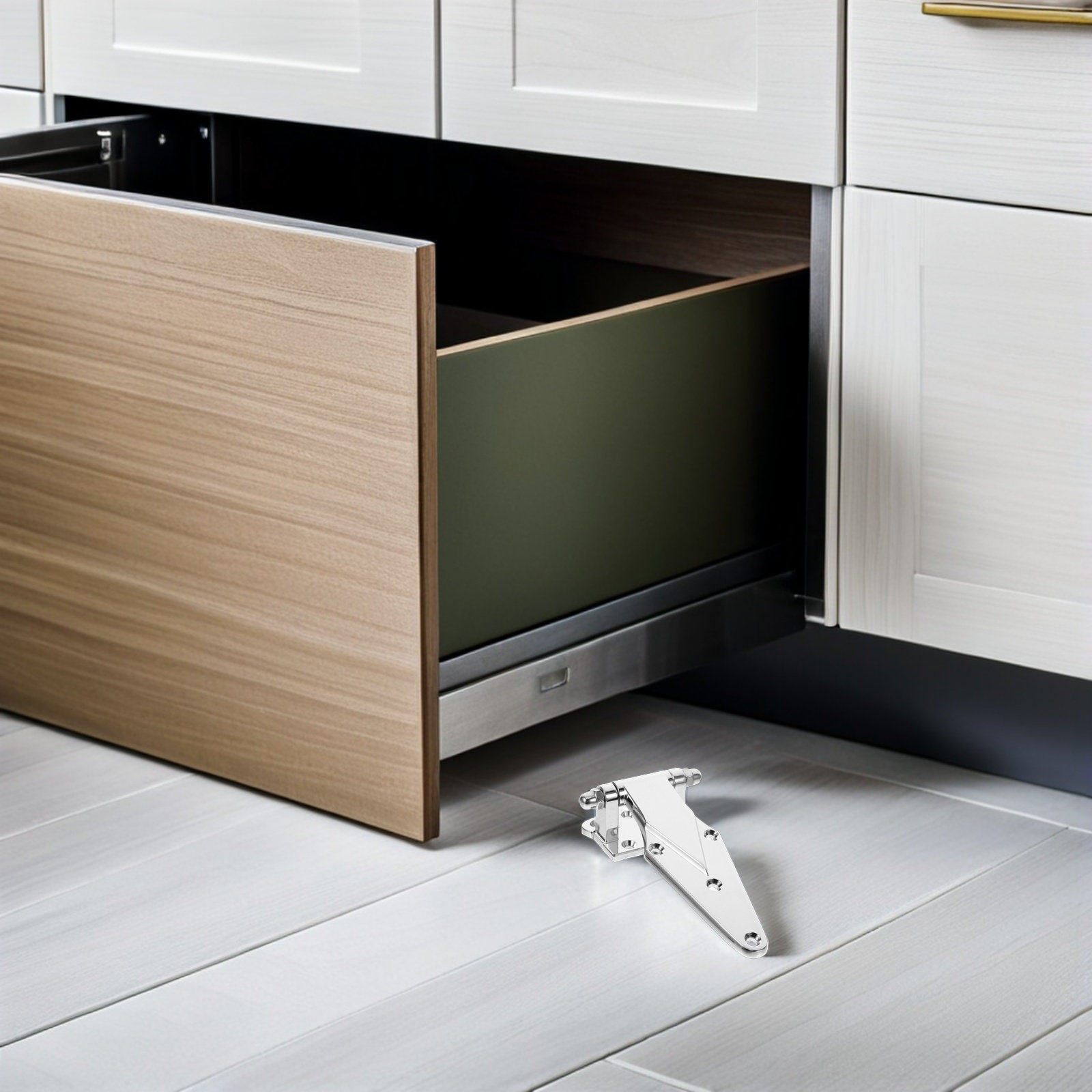 Kitchen Appliances In - Koudopslagdeurscharnieren, zware uitvoering, van zinklegering, voor