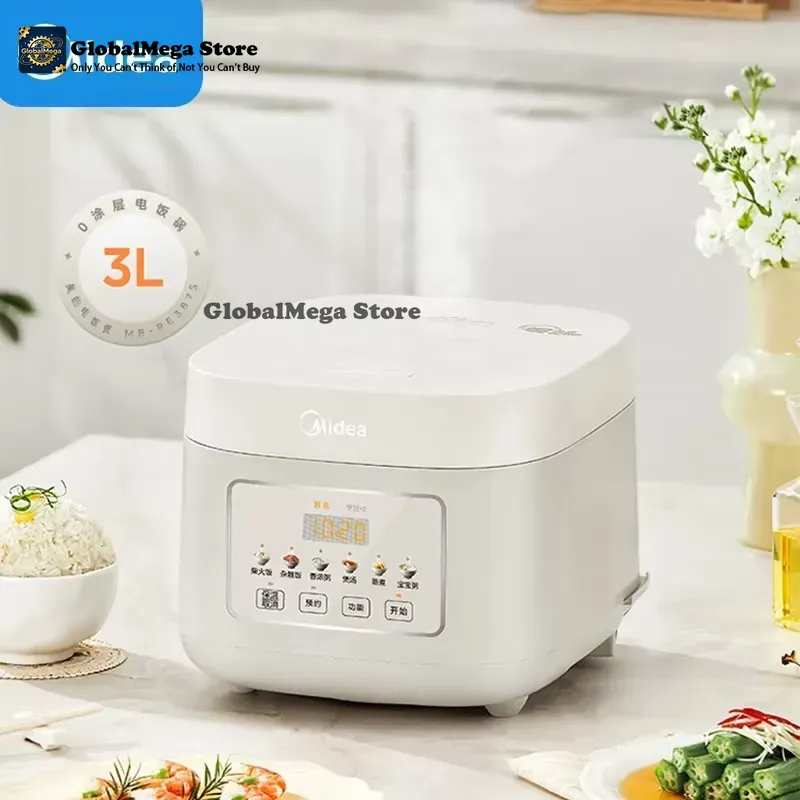 Rice Cooker - Midea Gezonde Rijstkoker 3L Geen coating