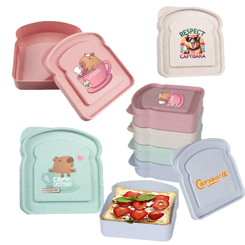 Microwave Oven - Capybara Sandwich Voedselopbergdoos Container Salade Fruit