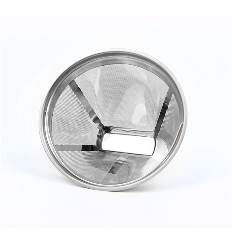 Coffee Maker - [Promoties] Koffiefilter Koffiezetapparaat Herbruikbare roestvrijstalen 4-kegel