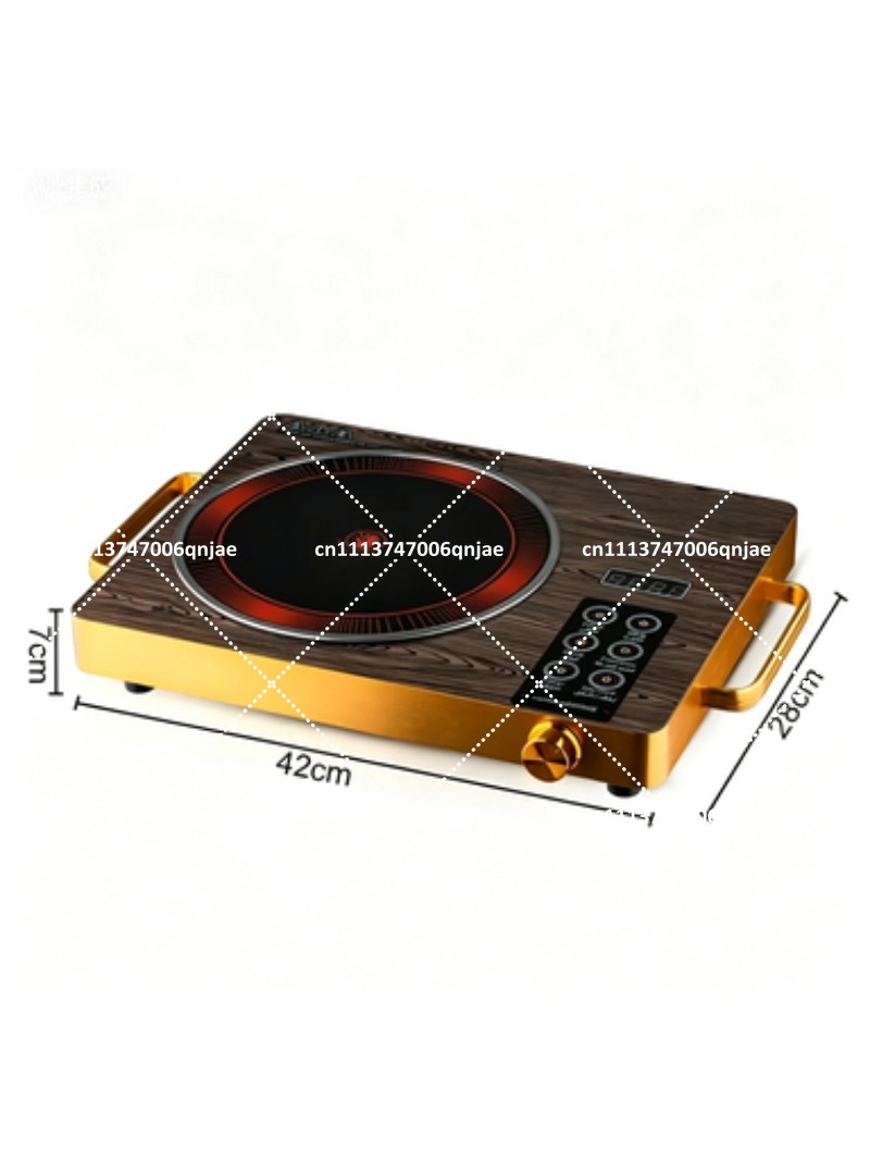 Induction Cooktop Portable - Elektrische keramische kookplaat met hoge vermogen,