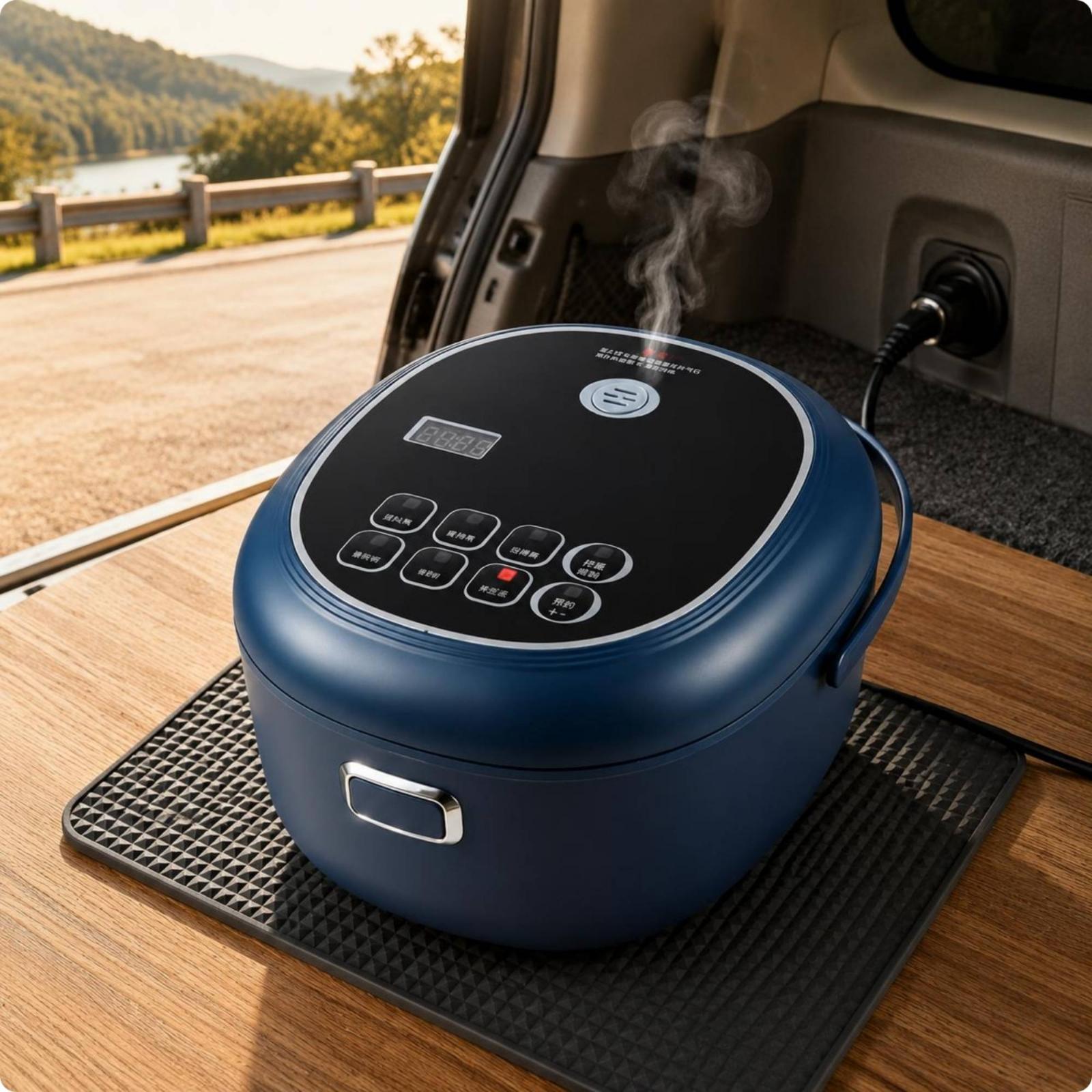 Rice Cooker - Draagbare rijstkoker, geschikt voor roadtrips, compact