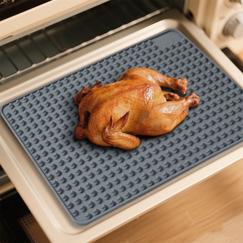 Microwave Oven - Hittebestendige magnetronbeschermingsmat, oliebestendige ovenmat, keukenopbergisolatie siliconenmat