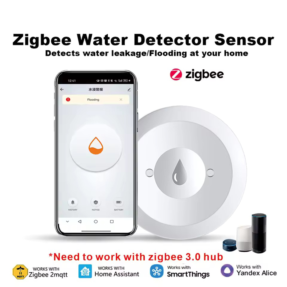 Kitchen Appliances Video - Zigbee Watersensor Overstromingslekdetectie App Afstandsbediening voor