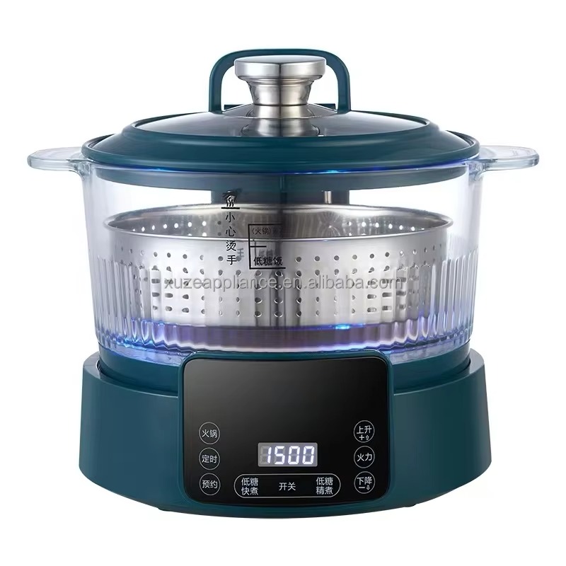 Rice Cooker - Suikerarme donkergroene 5L rijstkoker elektrische hotpot