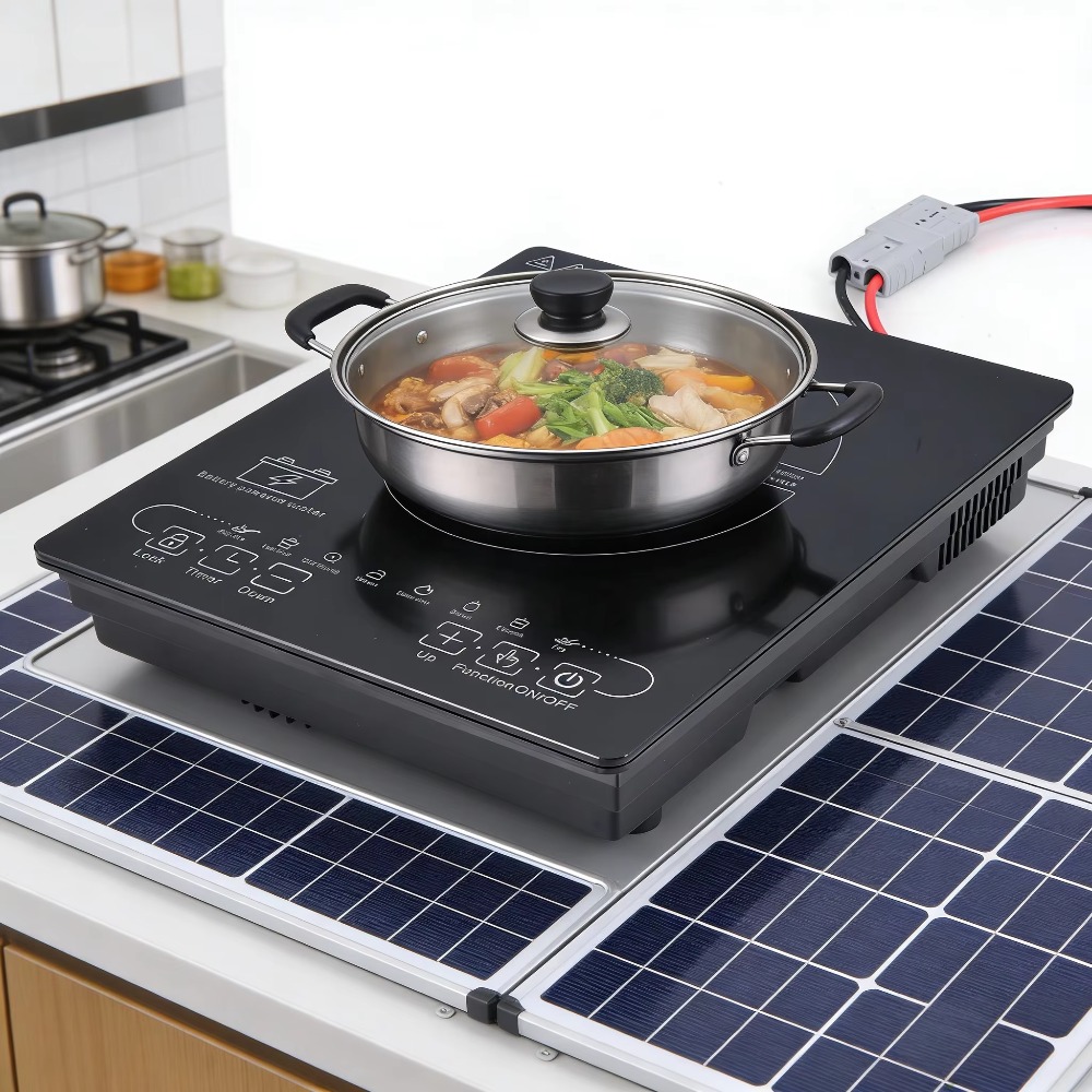 Induction Cooktop Portable - 24V/48V Solar DC Inductiekookplaat - Multifunctionele