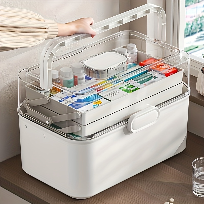Kitchen Appliances Cabinet - Medicijnopbergdoos/distributiedoos met doorzichtig deksel en grote
