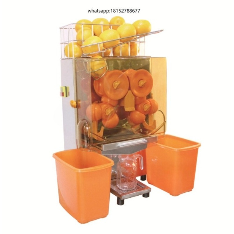 Juicer - Industriële commerciële automatische roestvrijstalen citroen-sinaasappel-fruitpersmachine voor