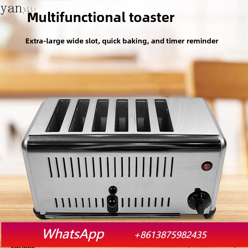 Toaster - YJQ commerciële vierdelige broodrooster zesdelige broodrooster