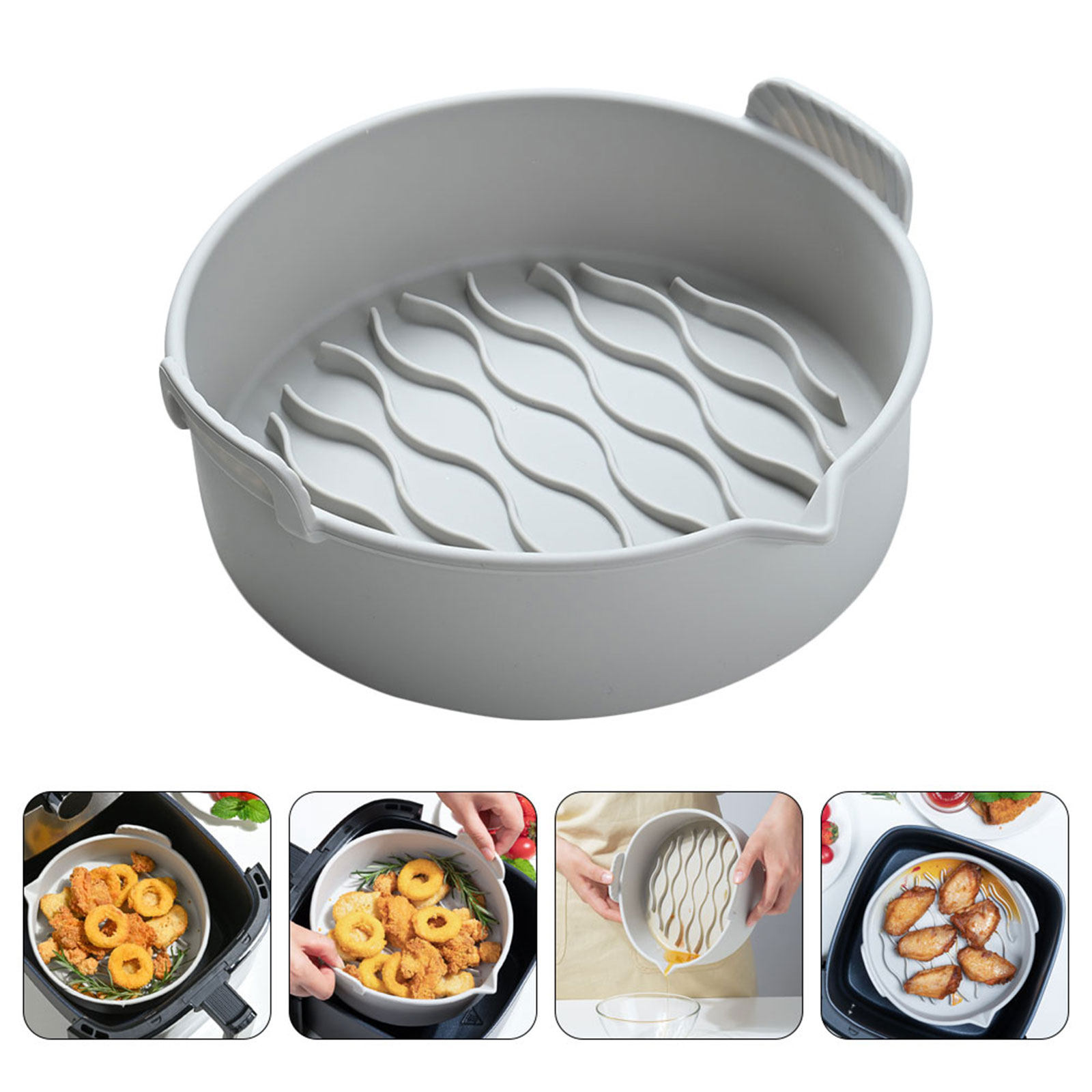 Huishoudelijke siliconen bakma - Air Fryer recensie en prijs