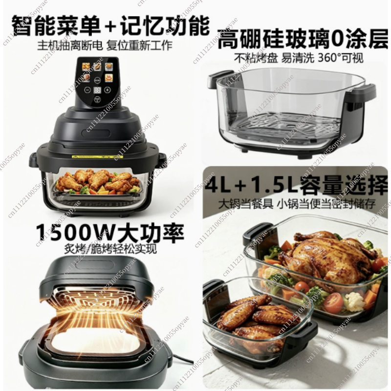 Dubbele mand glazen heteluchtf - Air Fryer recensie en prijs
