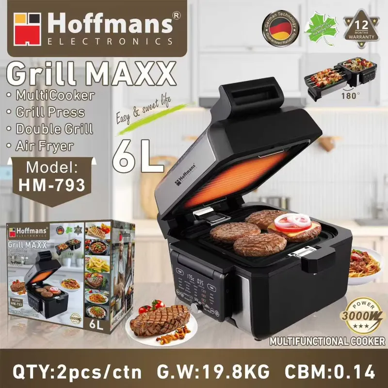 Hoffmans 6L 3000W Digitale Air - Air Fryer recensie en prijs