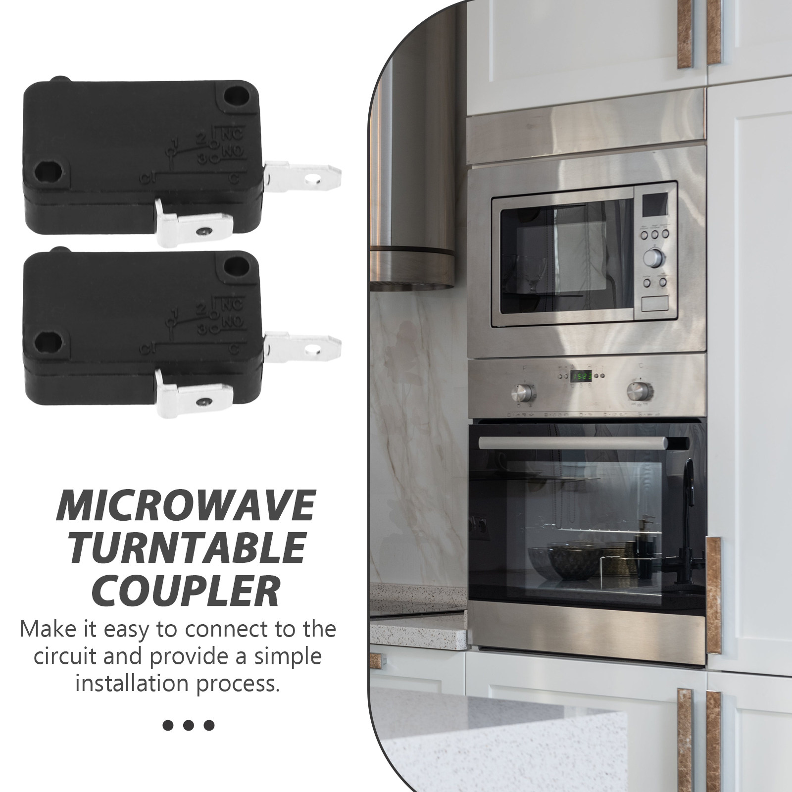 2 stuks microschakelaar, 2-pol - Microwave Oven recensie en prijs