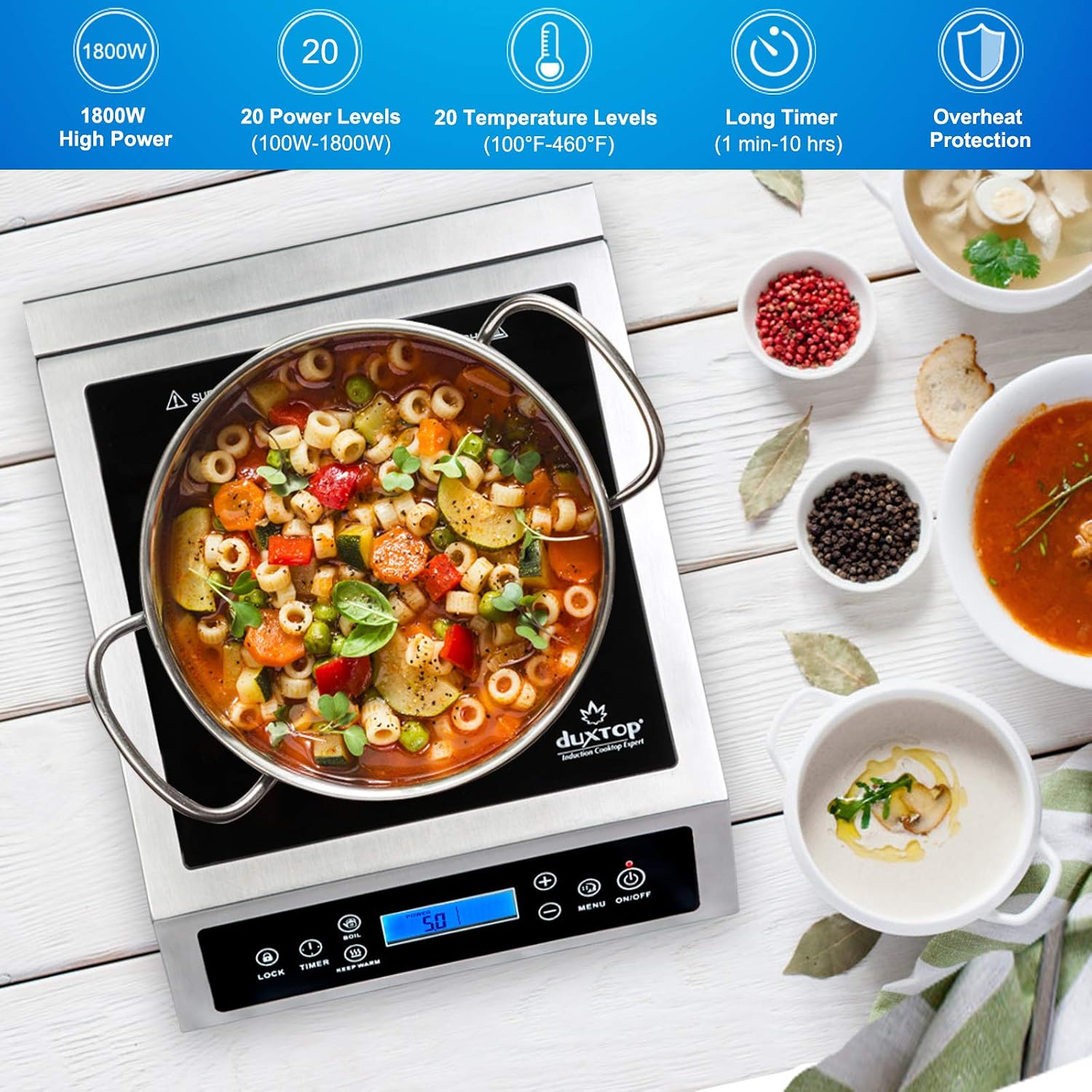 Professionele draagbare induct - Induction Cooktop Portable recensie en prijs