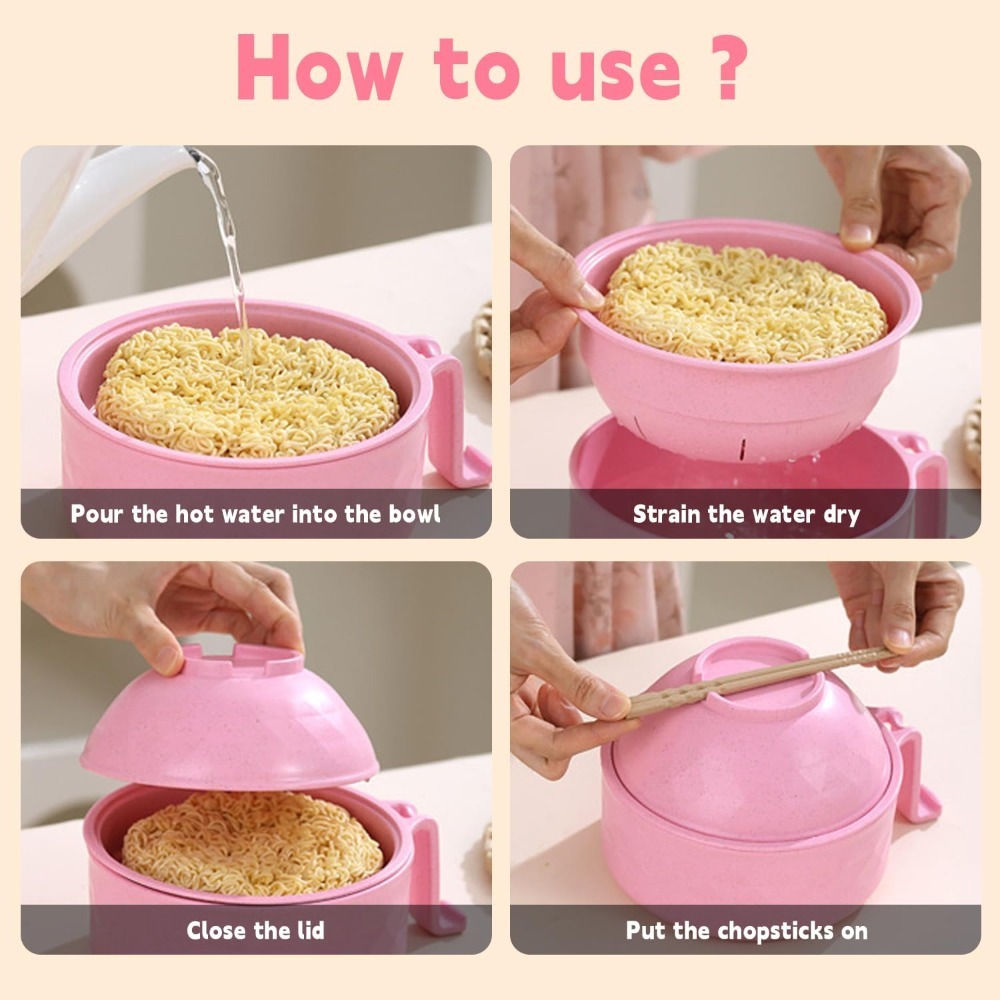 Magnetron Ramen Bowl 6-delige  - Rice Cooker recensie en prijs
