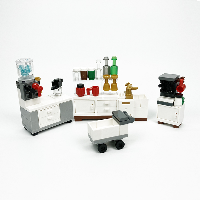 Moc Block Creatief Speelgoed K - Kitchen Appliances Cabinet recensie en prijs