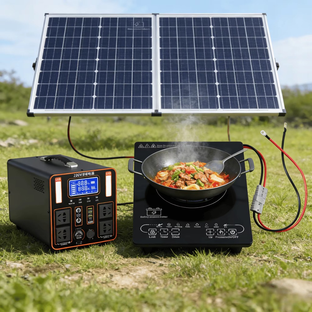24V/48V Solar DC Inductiekookp - Induction Cooktop Portable recensie en prijs