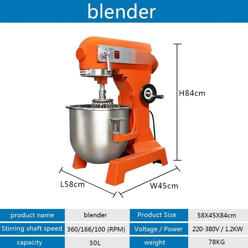 30L Brood Melk Bakkerij Taart  - Stand Mixer recensie en prijs