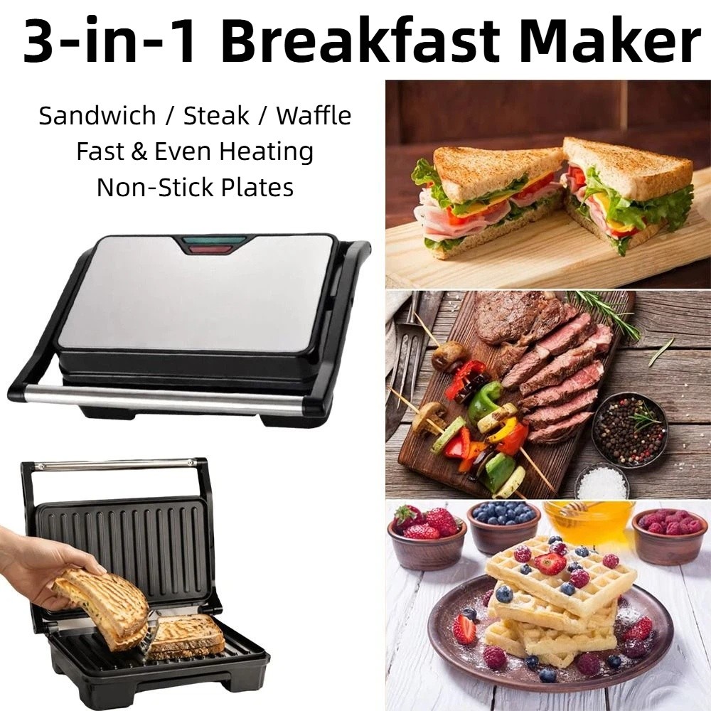 Non-stick sandwich toaster, mu - Toaster recensie en prijs