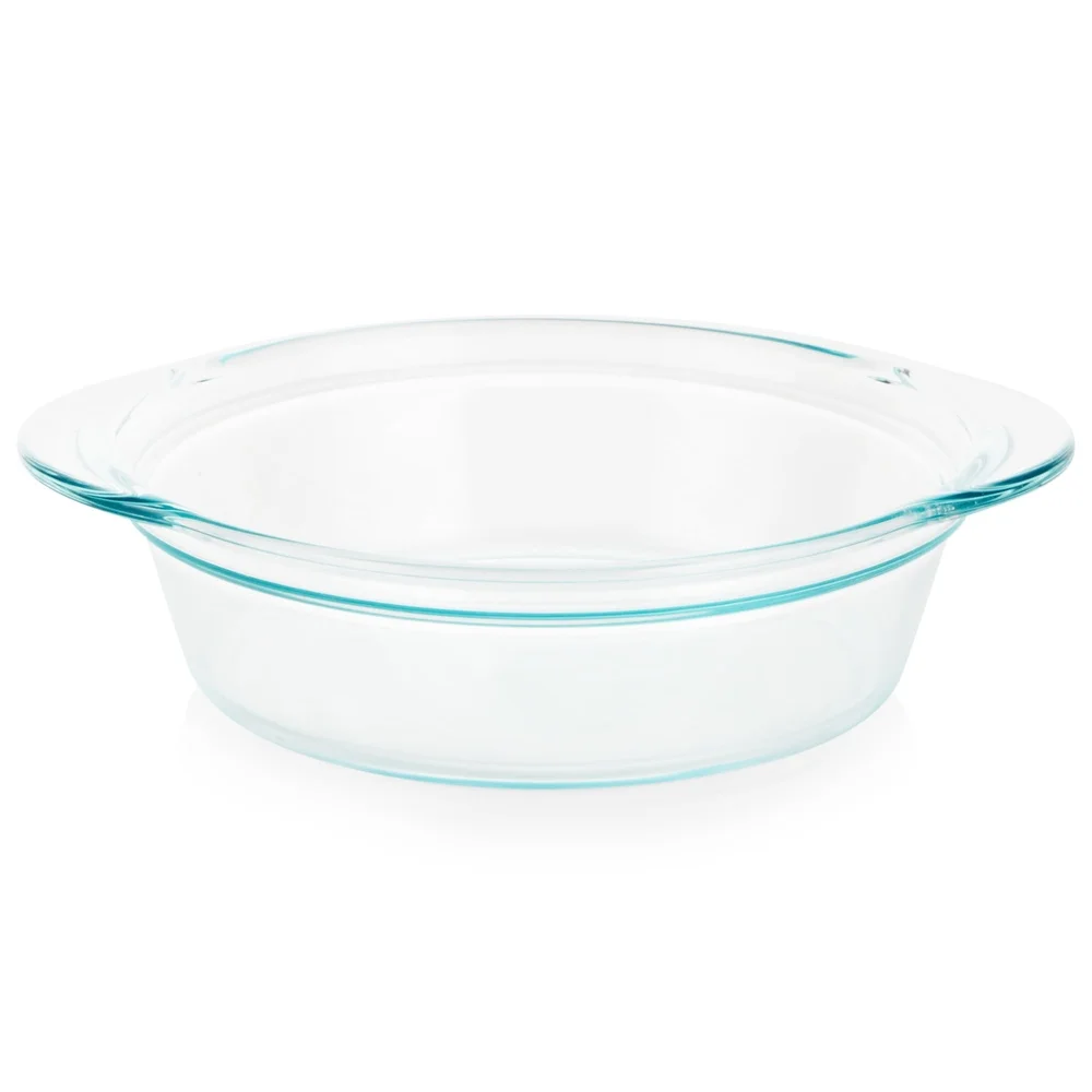 Diepe ronde glazen bakschotel  - Microwave Oven recensie en prijs