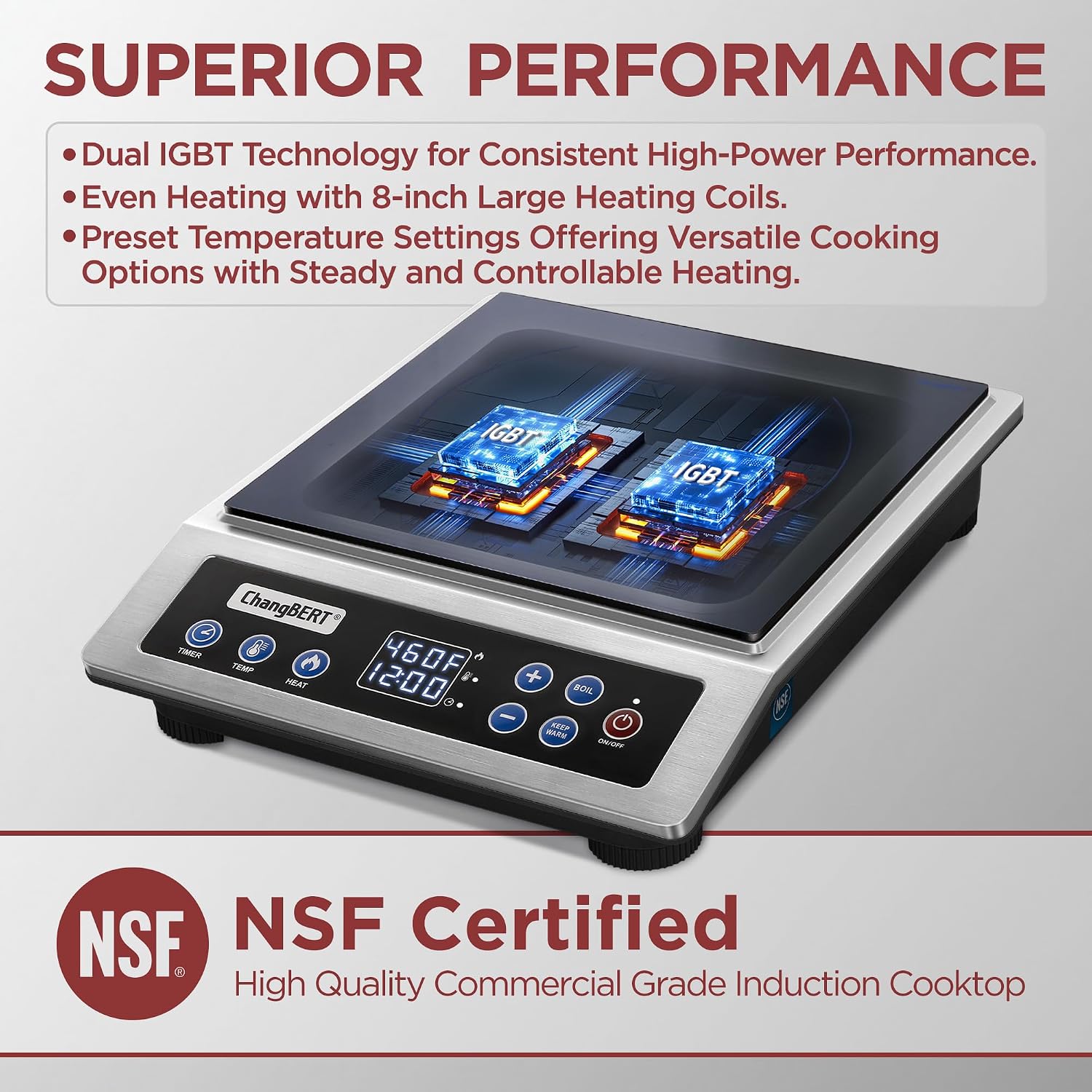 Draagbare inductiekookplaat, v - Induction Cooktop Portable recensie en prijs