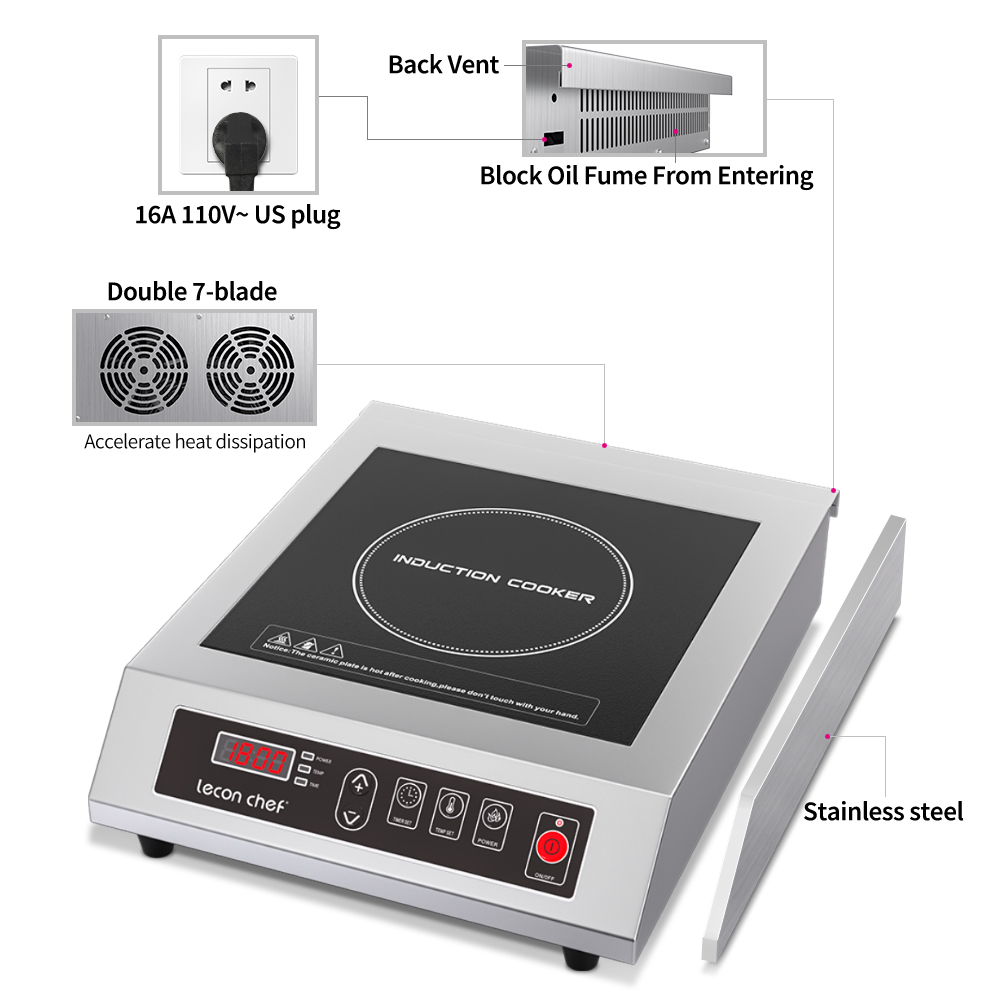 Lecon Chef Inductiekookplaat C - Induction Cooktop Portable recensie en prijs