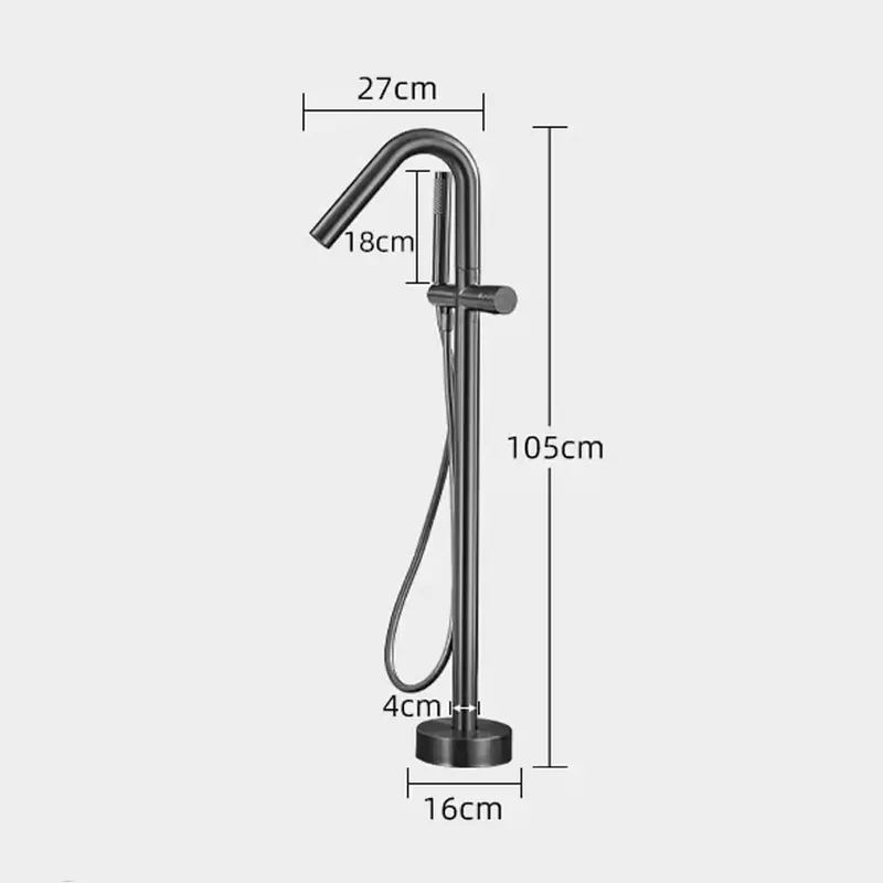 Koperen vrijstaande bad-douche - Stand Mixer recensie en prijs