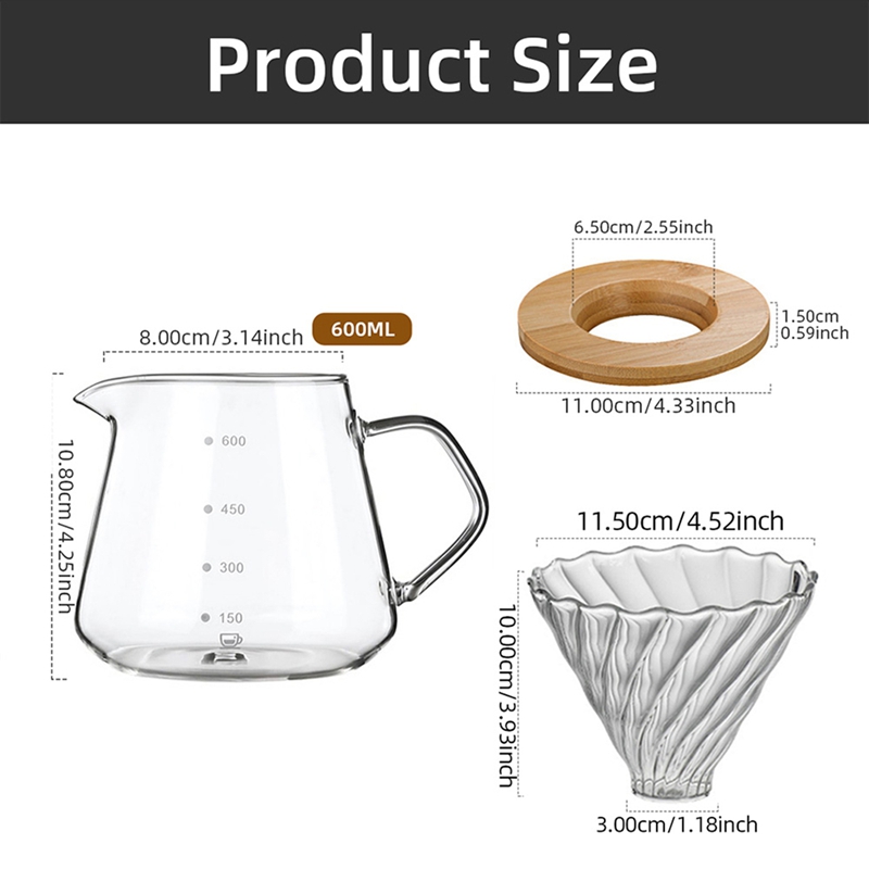 Koffiefilterbeker met houten s - Coffee Maker recensie en prijs