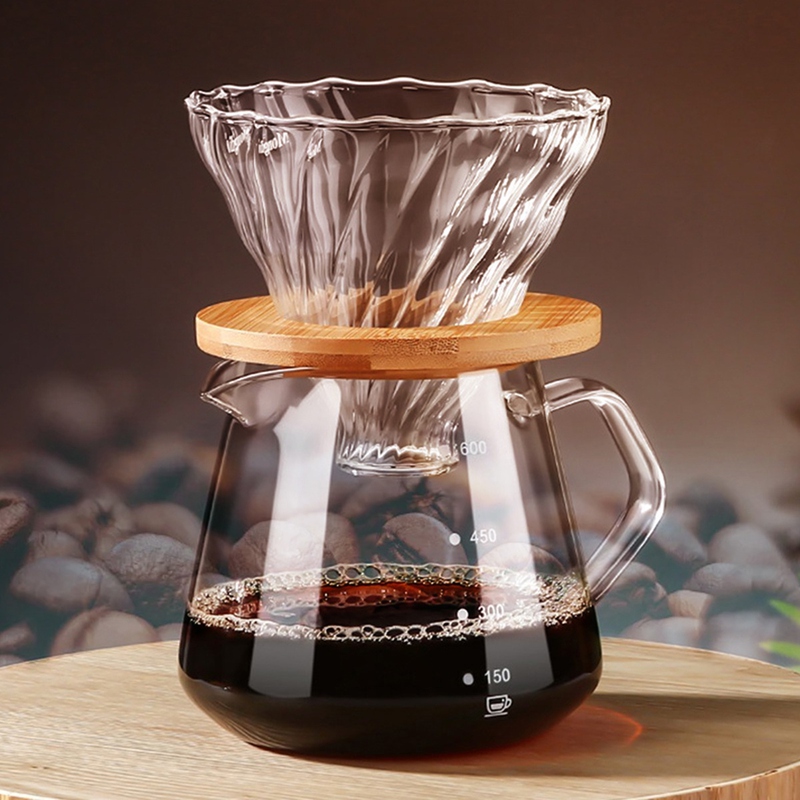 Koffiefilterbeker met houten s - Coffee Maker recensie en prijs
